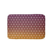 Traditionele Japanse Asanoha-printer Bourgogne & G Badmat (Voorkant)