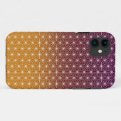 Traditionele Japanse Asanoha-printer Bourgogne & G Case-Mate iPhone Case (Achterkant (horizontaal))