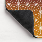 Traditionele Japanse Asanoha-printer Bourgogne & G Muismat (Hoek)