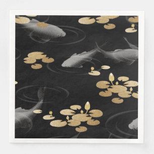 Traditionele Japanse karper Papieren servet