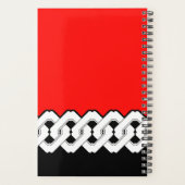 Traditionele Japanse keten en Mitsudomoe Pattern Planner (Achterkant)