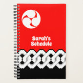 Traditionele Japanse keten en Mitsudomoe Pattern Planner (Voorkant)