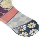 Traditionele Japanse Kimono Bloemen Glas Snijplank (Hoek)