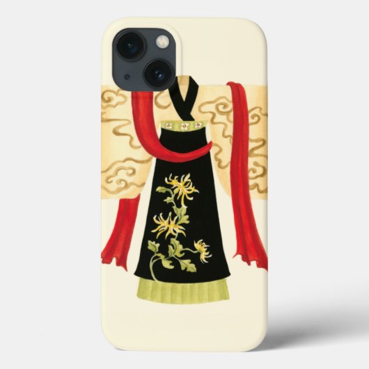 Traditionele Japanse Kimono met Floral Print Case-Mate iPhone Case (Achterkant)