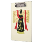 Traditionele Japanse Kimono met Floral Print Klembord (Links)