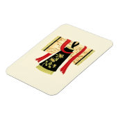 Traditionele Japanse Kimono met Floral Print Magneet (Linkerzijde)