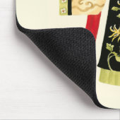 Traditionele Japanse Kimono met Floral Print Muismat (Hoek)