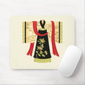 Traditionele Japanse Kimono met Floral Print Muismat (Met muis)