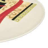 Traditionele Japanse Kimono met Floral Print Snijplank (Hoek)