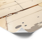 Traditionele Japanse Kimono Scene Street Art Perfect Poster (Hoek)