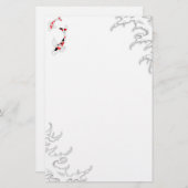 Traditionele Japanse Koi onder water Briefpapier (Voorkant / Achterkant)