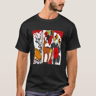 Traditionele Japanse kunst Hanafuda T-shirt