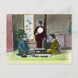  Traditionele Japanse Mahjong 麻 雀 Briefkaart