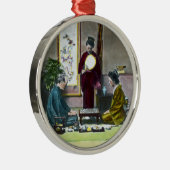  Traditionele Japanse Mahjong 麻 雀 Metalen Ornament (Rechts)