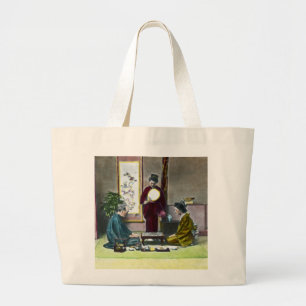 traditionele Japanse MahJong Grote Tote Bag