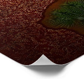 Traditionele Japanse Nihonga Textured Kunst Poster (Hoek)