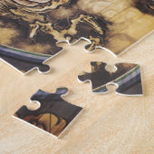 Traditionele Japanse Oriental Dragon - 日 本 - 鳴 龍 Legpuzzel (Zijkant)