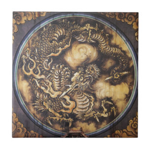 Traditionele Japanse Oriental Dragon - 日 本 -  Tegeltje