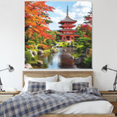 Traditionele Japanse pagode Canvas Afdruk (Insitu (Slaapkamer))