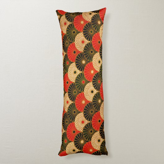 traditionele Japanse papierafdrukken Lichaamskussen (Achterkant (Verticaal))