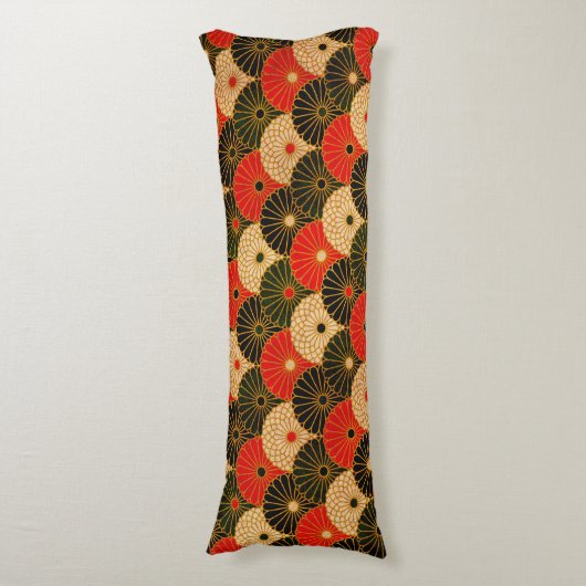 traditionele Japanse papierafdrukken Lichaamskussen (Voorkant Verticaal)