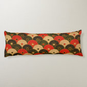  traditionele Japanse papierafdrukken Lichaamskussen (Achterkant)