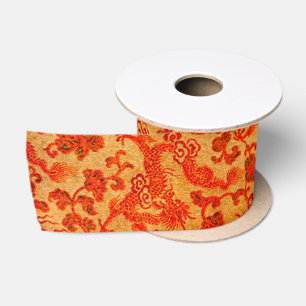 traditionele Japanse papierafdrukken Satijnen Lint
