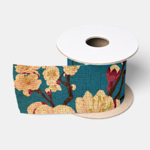 traditionele Japanse papierafdrukken Satijnen Lint
