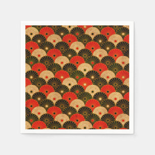  traditionele Japanse papierafdrukken Servet