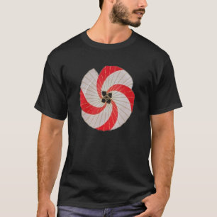 Traditionele Japanse patronen Oude Pinwiel Paraplu T-shirt
