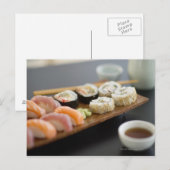 Traditionele Japanse sushi Briefkaart (Voorkant / Achterkant)