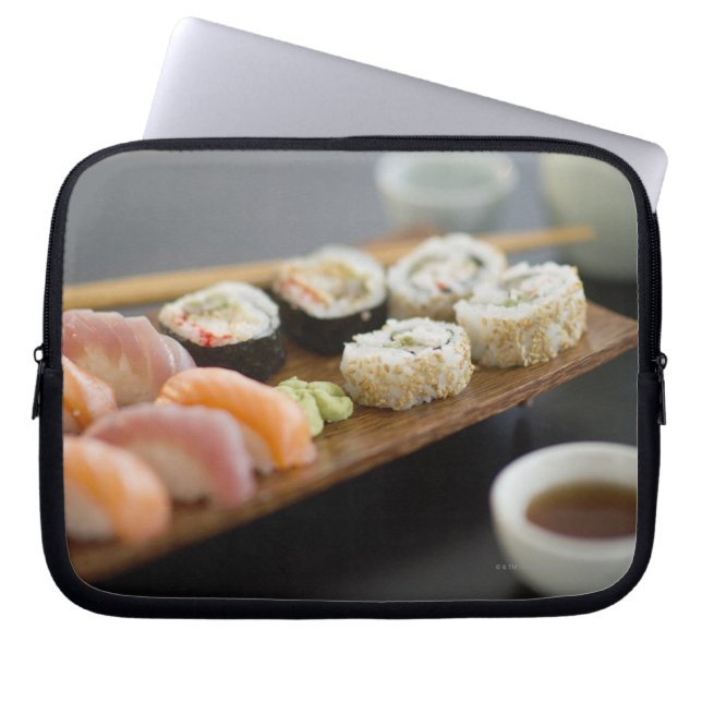 Traditionele Japanse sushi Laptop Sleeve (Voorkant)