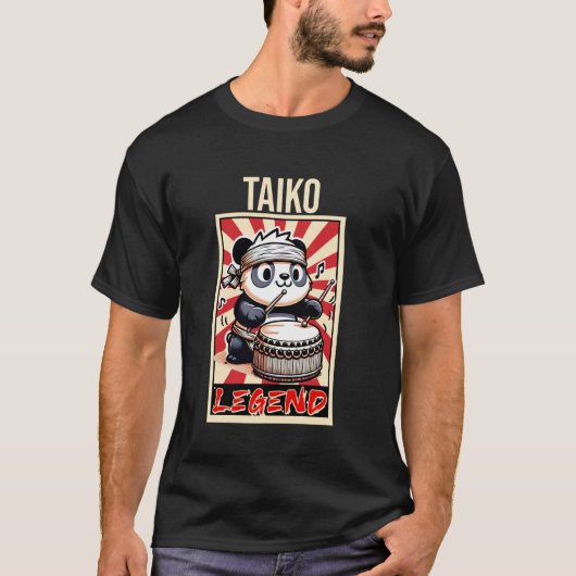 Traditionele Japanse Taiko Drum T-shirt (Voorkant)