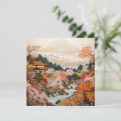 Traditionele Japanse tapijtkunst Elegant Ontwerp (Staand voorkant)