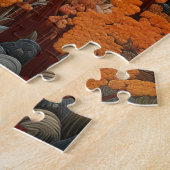 Traditionele Japanse tapijtkunst Elegant Ontwerp Legpuzzel (Zijkant)