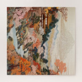 Traditionele Japanse tapijtkunst Elegant Ontwerp Legpuzzel (Horizontaal)