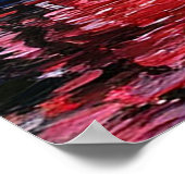 Traditionele Japanse tempel met kersenbloei Poster (Hoek)