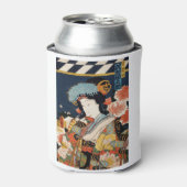 Traditionele Japanse Toyohara Kunichika noble Blikjeskoeler (Blikje Voorkant)