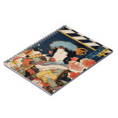 Traditionele Japanse Toyohara Kunichika noble Notitieboek (Linkerzijde)