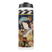 Traditionele Japanse Toyohara Kunichika noble Thermosbeker (Voorkant)