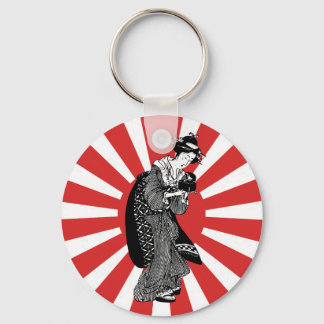 Traditionele Japanse ukiyoe Sleutelhanger
