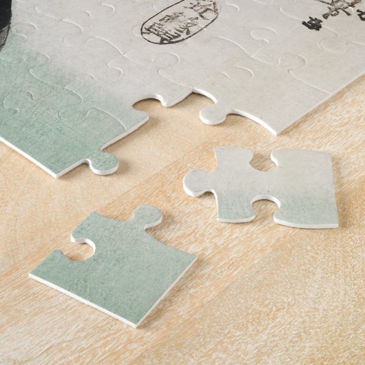  traditionele Japanse vrouw met morele code Legpuzzel (Zijkant)