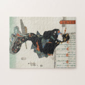 traditionele Japanse vrouw met morele code Legpuzzel (Horizontaal)