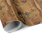 Traditionele  Japanse vrouwen portret Cadeaupapier (Rol Hoek)