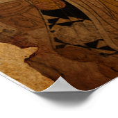 Traditionele  Japanse vrouwen portret Poster (Hoek)