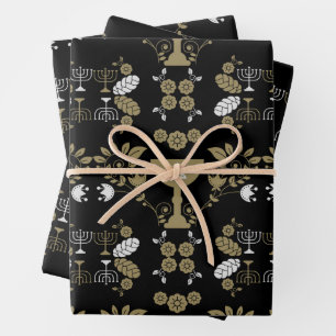 Traditionele Joodse geschenken voor Shabbat Inpakpapier Vel