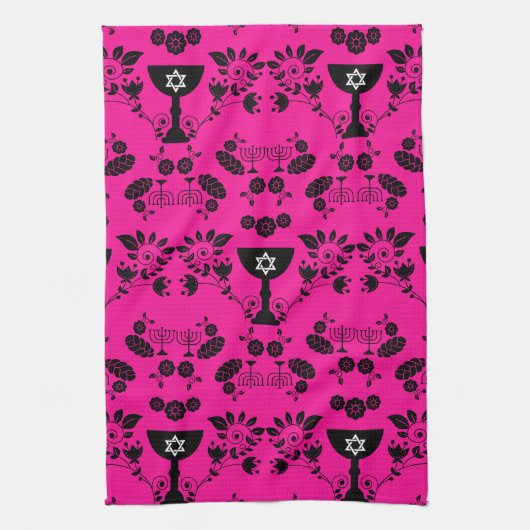 Traditionele Joodse geschenken voor Shabbat Theedoek (Verticaal)