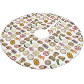 Traditionele joodse koekjes voor voedselkoken kerstboom rok (Gekanteld)