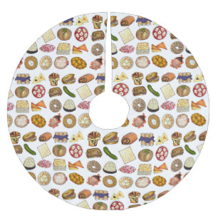 Traditionele joodse koekjes voor voedselkoken kerstboom rok