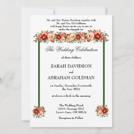 Traditionele Joodse Trouw Uitnodigingen